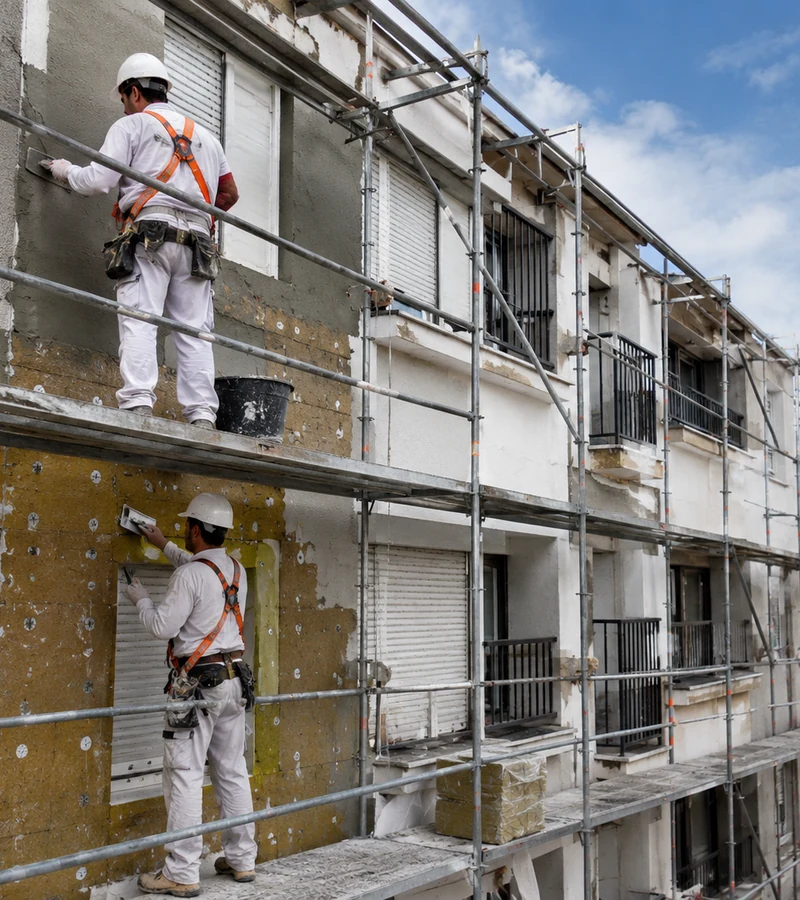 Rehabilitación de fachadas para comunidades y edificios en Vitoria-Gasteiz