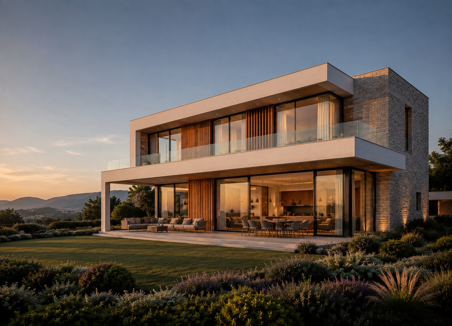 Casa modular contemporánea de dos plantas