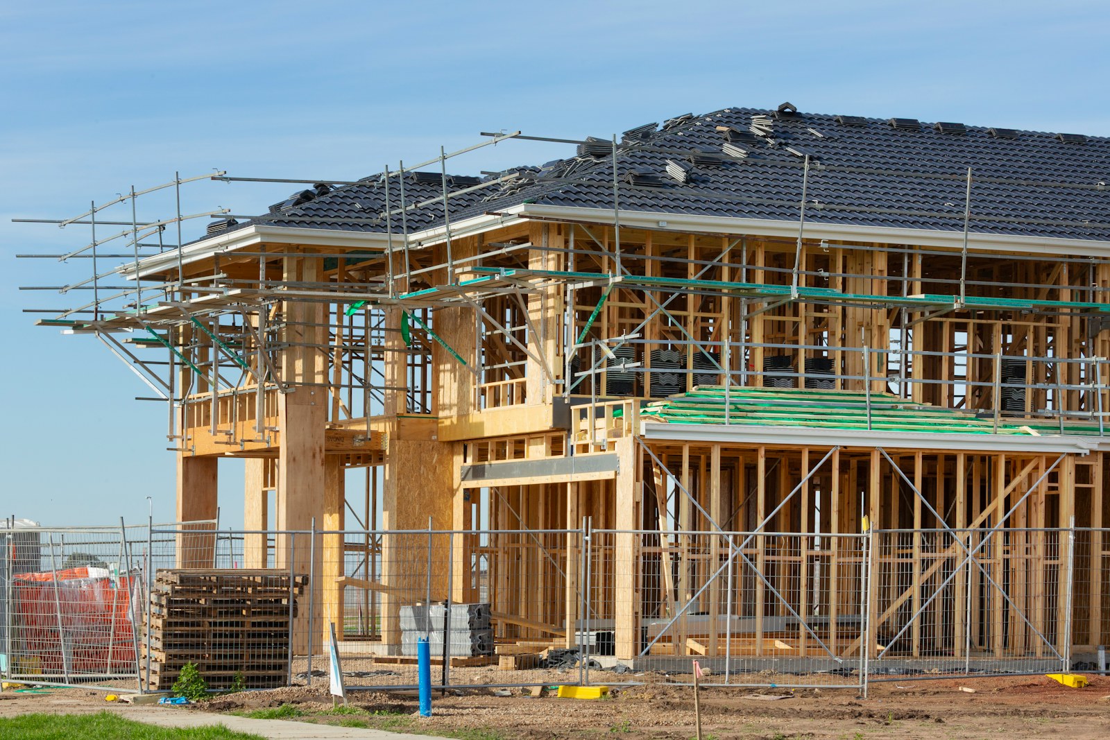 Ejecución de estructura y envolvente de una casa
