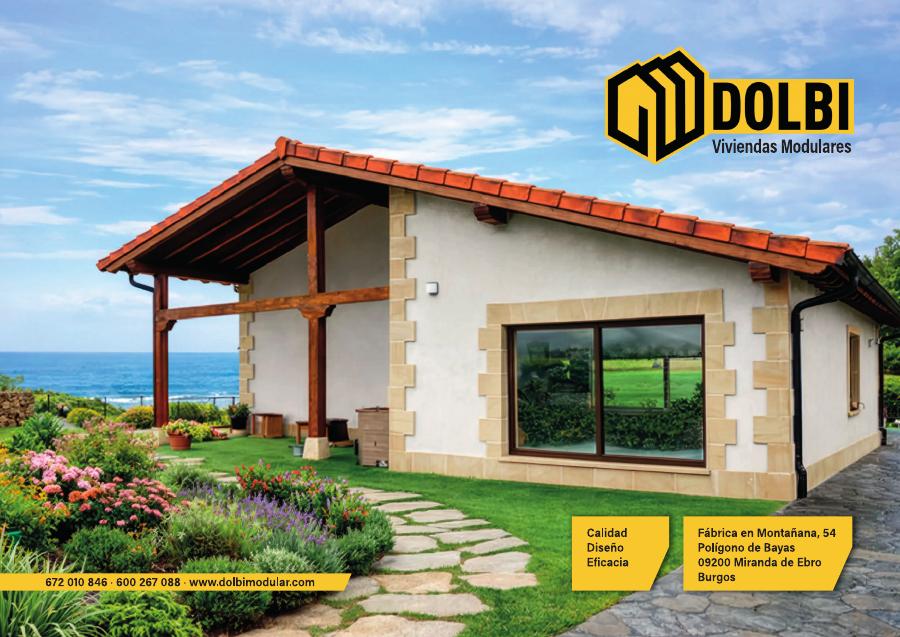 Portada del catálogo DOLBI 2026 de viviendas modulares